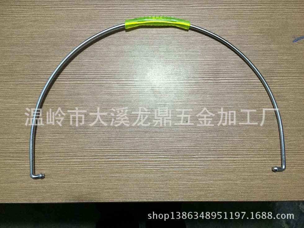 5.0*34蘑菇头PVC透明电镀水桶提手、塑料桶桶钩
