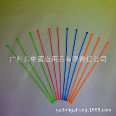 38調酒棒加長亞克力調酒棒塑料果汁棒冷飲棒雞尾酒攪拌棒地攤貨源