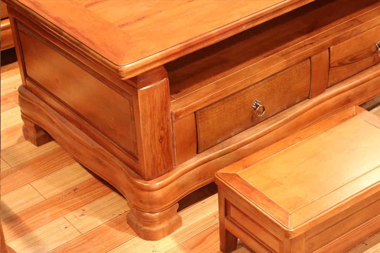 7件套实木沙发 单人三人组合沙发 实木中式沙发 香樟木沙发668