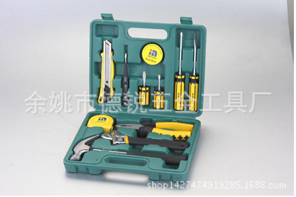 钢锯钳子扳手8件套组套工具家用五金工 家用工具箱礼品组合工