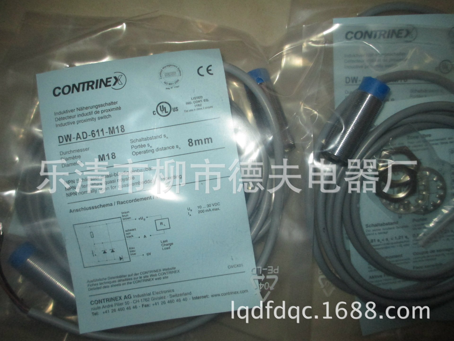 24V常开接近开关DW-AD-611-M12  DW-AD-613-M12  DW-AS-611-M12