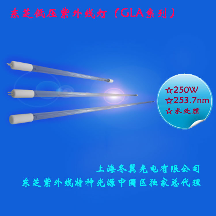 東芝紫外線燈 市政汙水專用紫外線消毒燈管 紫外線殺菌燈管 250W
