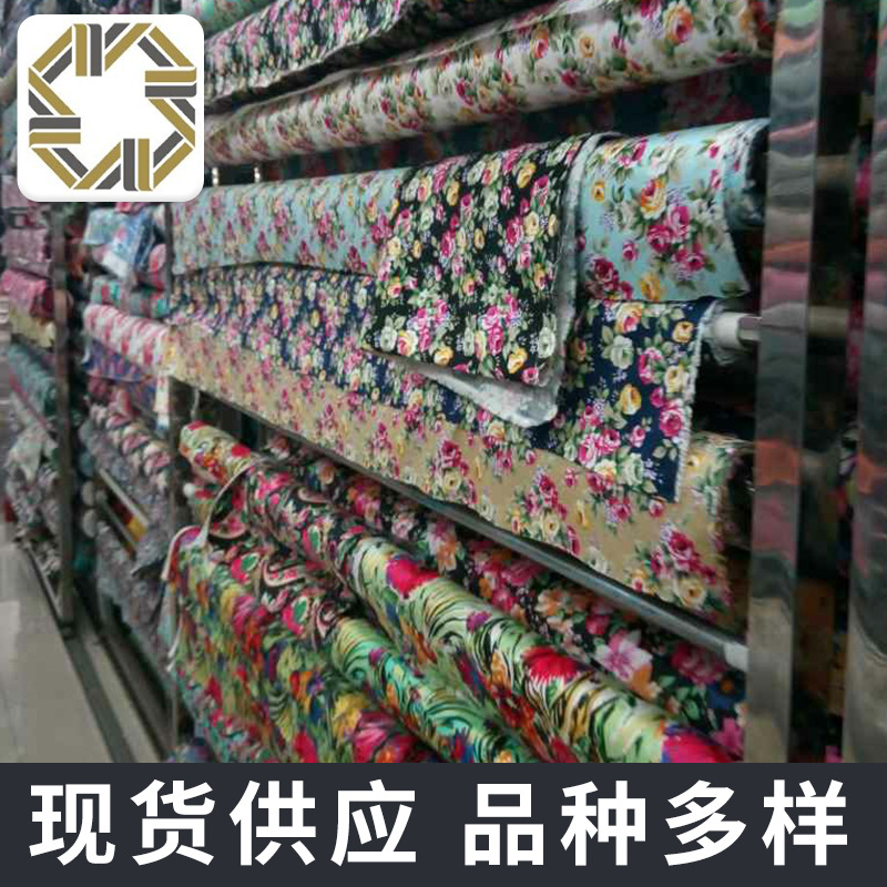 厂家供应 全棉弹力印花加绒牛仔布料直销 针织弹力提花牛仔面料