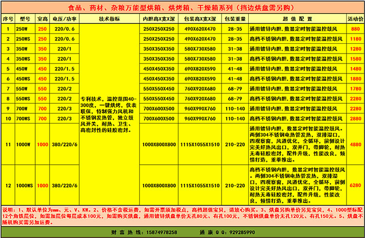 通康W系列烘烤箱_750