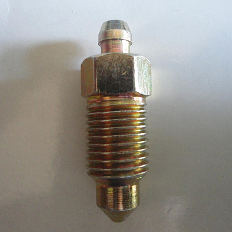 出售12*1.25放气螺丝铁油嘴 数控生产