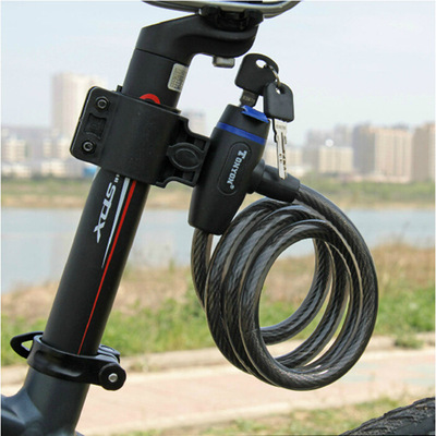 Bicycle locks Mountain bike Security lock Electric vehicle motorcycle Riding equipment parts currency Strip steel wire Locks