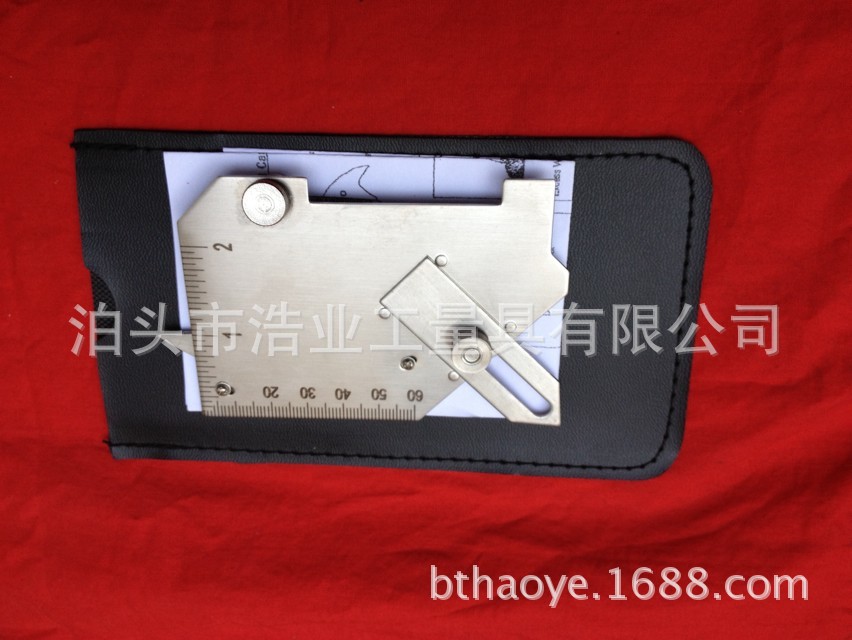 多功能焊接规 MG-8凸轮式焊缝量规 焊接高度尺 坡口角度 45度角