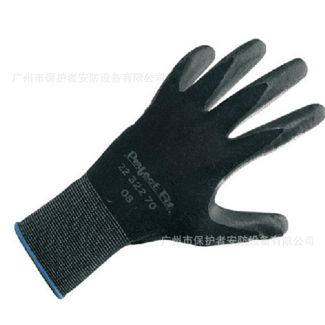 霍尼韦尔尼龙发泡丁腈涂层耐油防滑工作手套2232270CN  丁腈手套