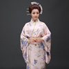 Japanese style women traditional pajamas long kimono cos formal uniform seduction photo studio stage costume