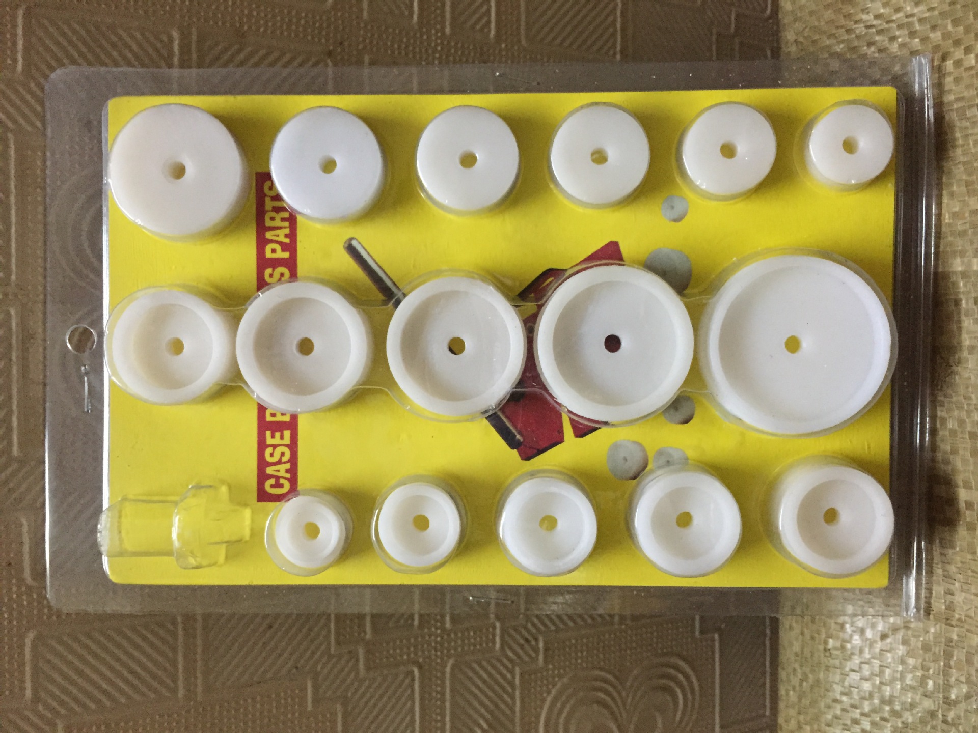 修表工具 配手表压盖机  塑料模具 16粒模套装 换电池