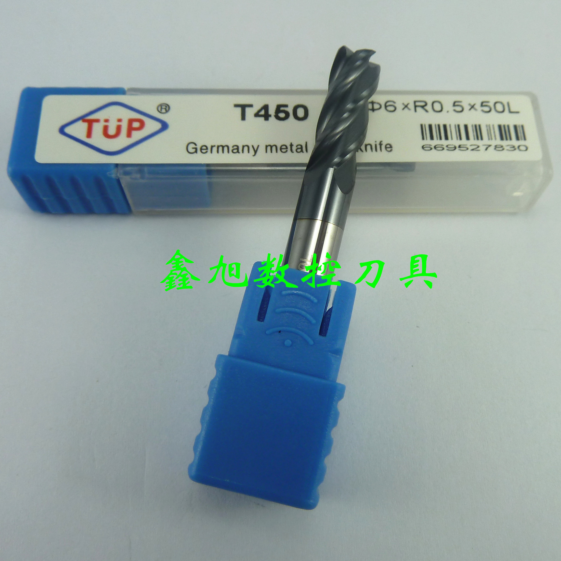 厂家直销45度钨钢涂层立铣刀4刃圆鼻刀 6R0.5