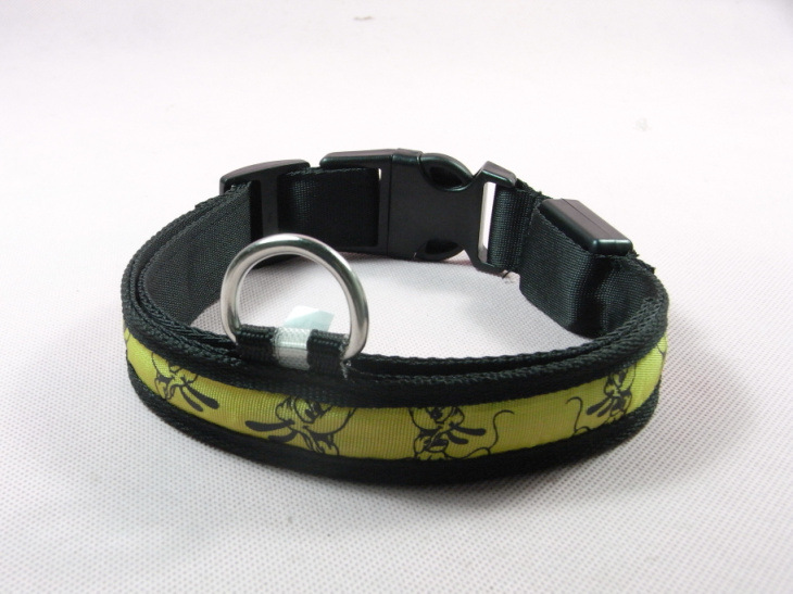 Pink Glow Dog Collar