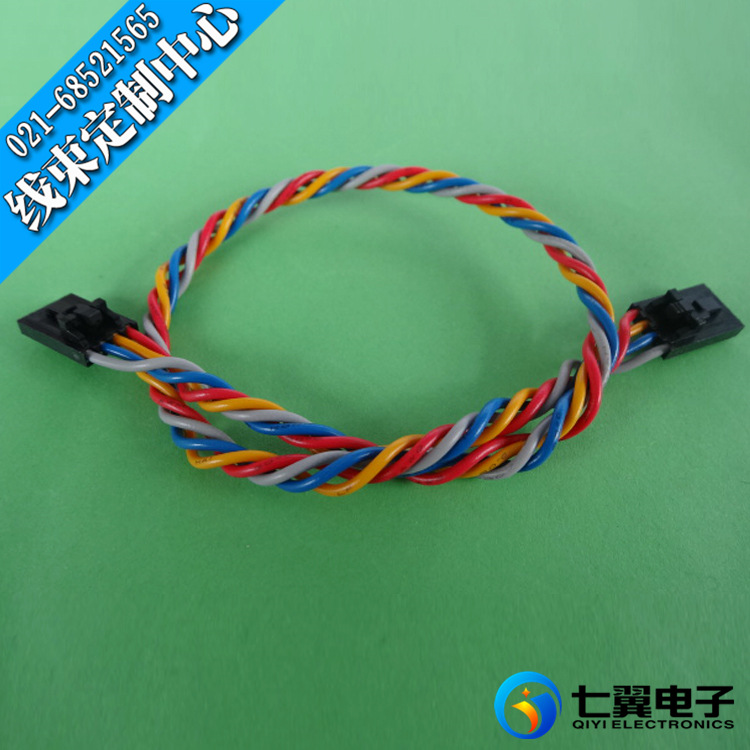 【七翼电子】供应TJC8 2.54杜邦带锁线束　杜邦线定制加工