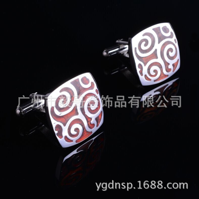 供应A4013-M红木袖扣，不锈钢袖扣，金属礼品袖扣，新款超值袖扣