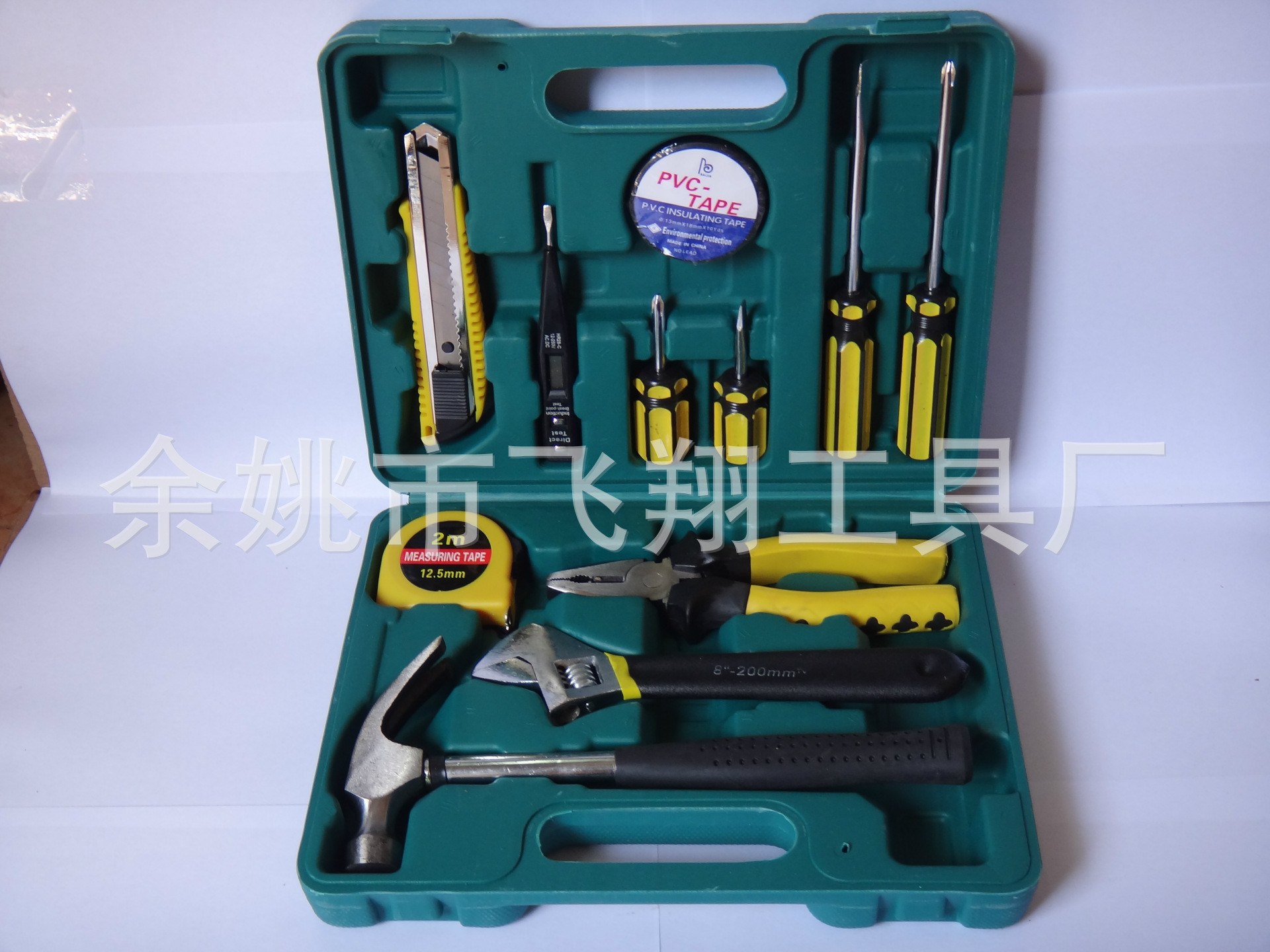 厂家碳钢品质12PC家用组套工具 五金工具套装礼品-阿里巴巴