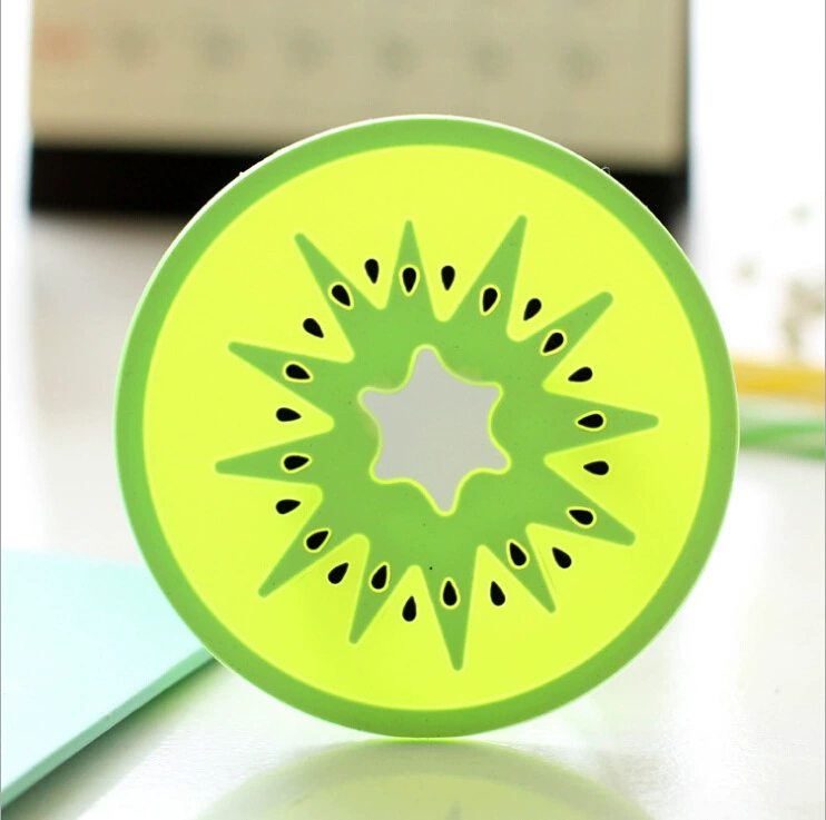 Разноцветная желейная подушка формой фруктов силиконовая подушка противоскользящая изоляционная подложка под чай