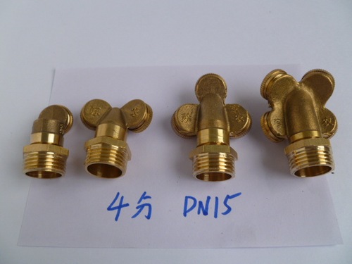 Copper nozzle 4 points DN15 agricultural mist spray three nozzles sprayer nozzle lawn irrigation cooling and dust removal