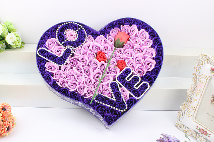 Valentinstag Muttertagsgeschenk Liebe Rose Seifenblume Geschenkbox Geburtstagsgeschenk display picture 5