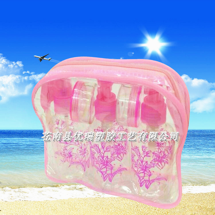 厂家直供PVC拉链化妆袋 电压PVC洗漱包装袋 PVC旅行收纳袋批发