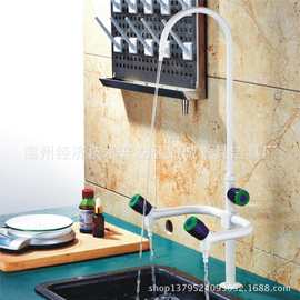 全铜喷塑普教 实验室水龙头三联水龙头化验室水龙头水咀水嘴三联