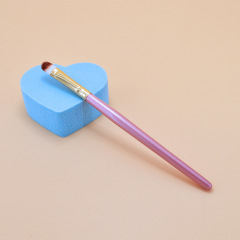 Meiniqi Eyeshadow Brush Sales Single Gold Aluminum Tube Wood Handle 4 Colors Available OPP Packaging