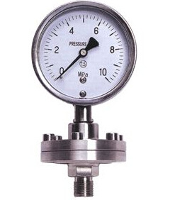 不锈钢膜盒压力表 Y-100轴向径向量程任选膜盒压力表仪表螺纹