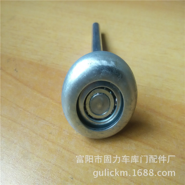 厂家专业生产遥控自动车库配件45mm短杆铁轮静音滚轮