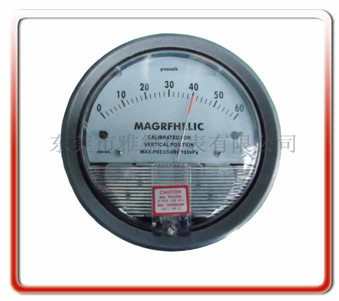优质供应0-60pa微差压表 差压表 微差压计
