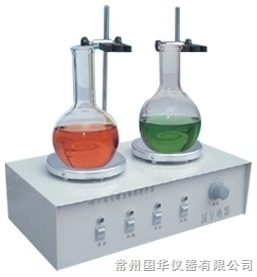 常州国华HJ-2 双头磁力搅拌器数显控温(2头)一级代理