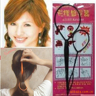 大小盤發器工具 長發變短發穿發針丸子頭拉發針編發盤頭發 2件套