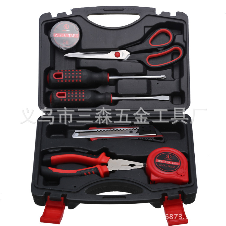 家用五金工具箱套装 车用工具组套 4S店 保险 房产礼品 8608碳钢