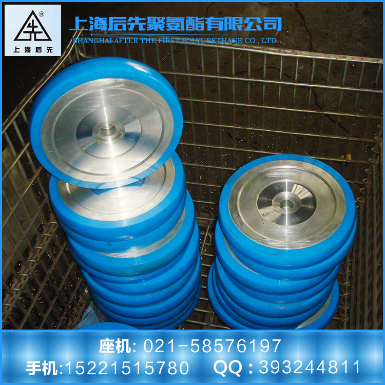 供应医疗设备用铝芯轮包胶聚氨酯包胶轮设备滚轮