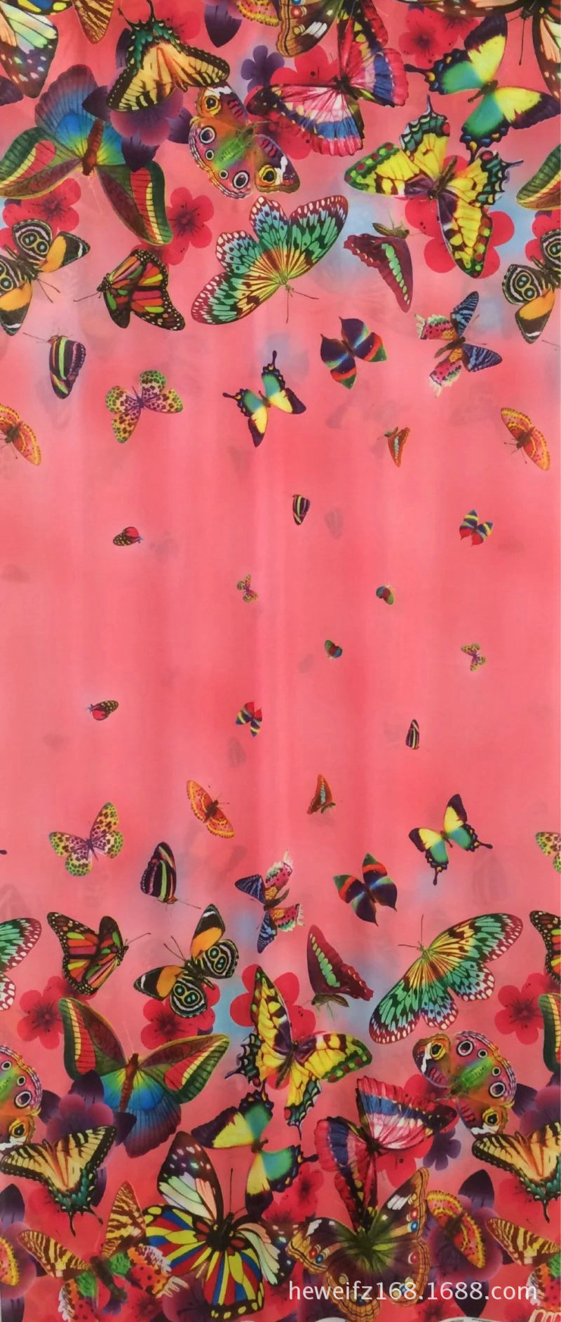 转移印花厂F8696 供应花型加工印花可印雪纺 涤棉 针织等服装面料