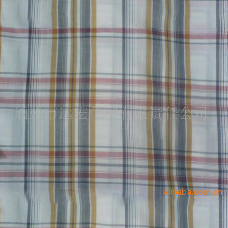 厂家批发 供应优质 服装用料斜纹色织格布