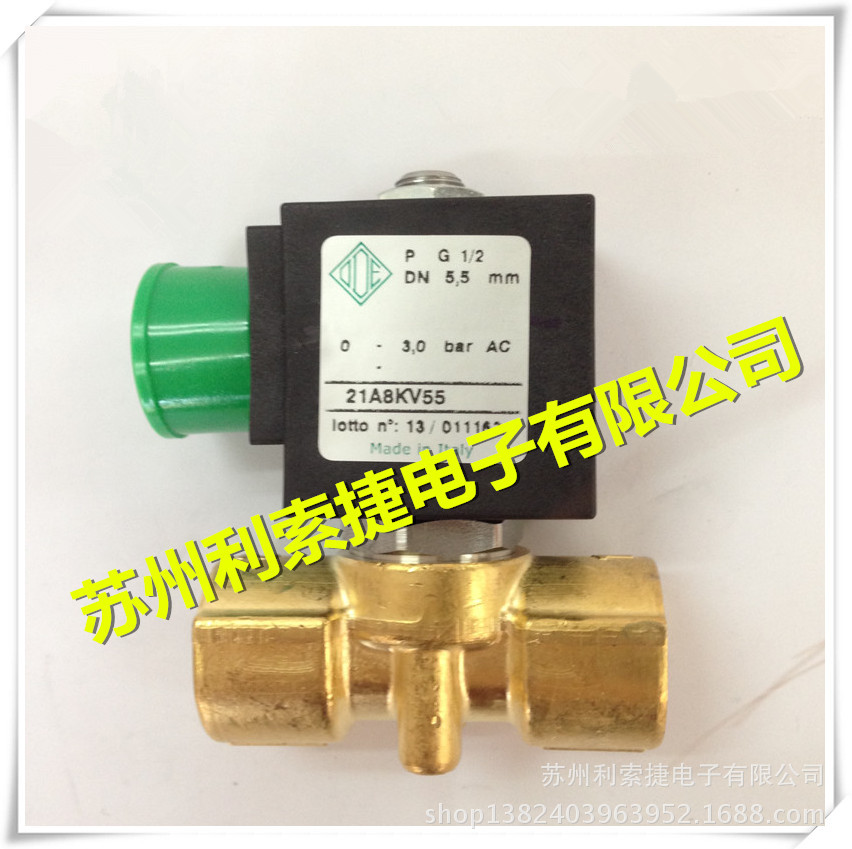意大利ODE电磁阀 21A8KV55直动膜片式电磁阀 原装进口