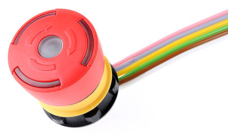 现货EAO/84-5031.2B40紧急停止按钮开关DPST IP65红色 原装正品