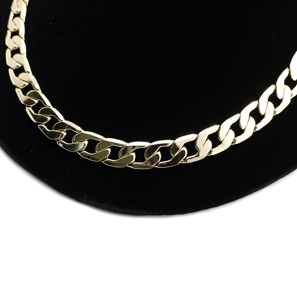 Alloy Chain Hip-hop Fashion Simple Necklace Wide Long Necklace display picture 3