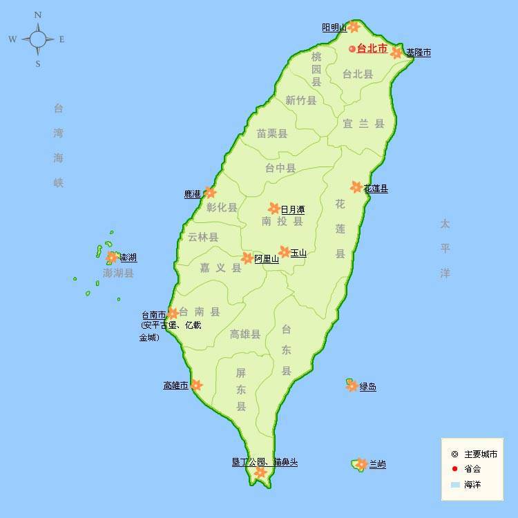 台湾新北市地图,台湾地图全图 - 伤感说说吧