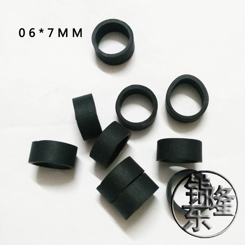 黑色橡皮圈/06*7黑色橡皮圈/7MM宽黑色橡皮筋/宽黑色橡皮圈定做