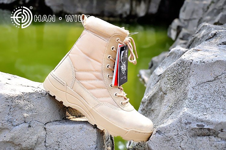 Bottes militaires en cuir - amortissement - Ref 1397345 Image 11