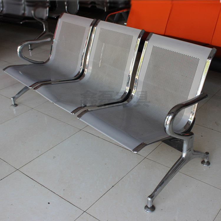厂家供应机场椅 等候椅 三人位钢制排椅公共场所椅休息椅候机椅