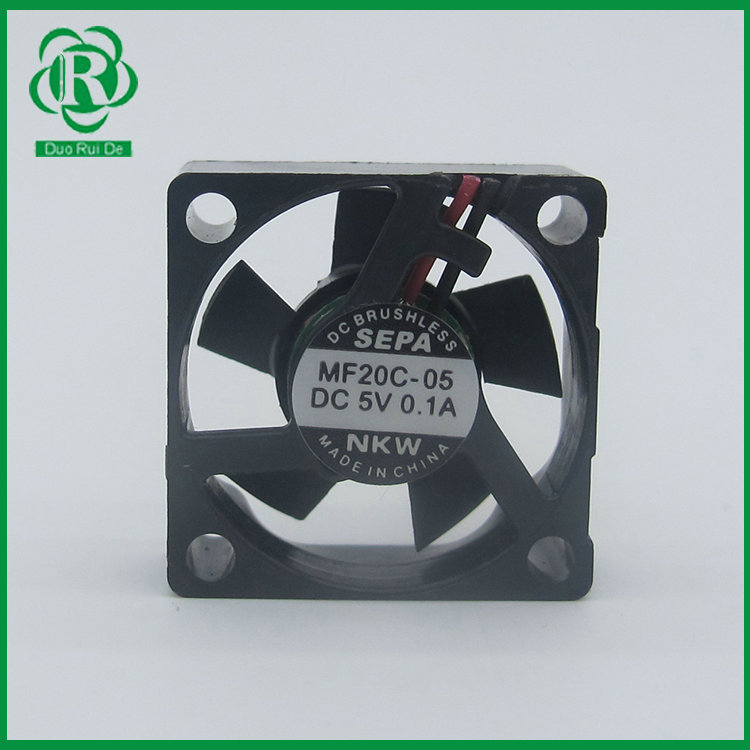 厂家供应无人机微型散热MF20C-05轴流风扇 尺寸20x20x8mm