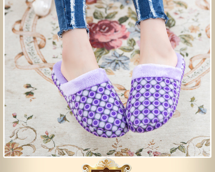 Pantoufles enfants en suède pour hiver - semelle PU - Ref 1018638 Image 11