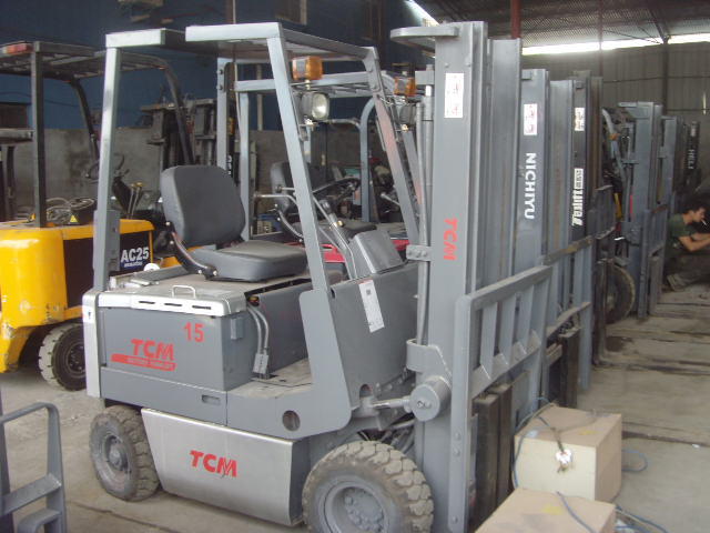 仓储物流专用叉车 TCM1.5吨电动二手叉车 2T起重搬运叉车价格