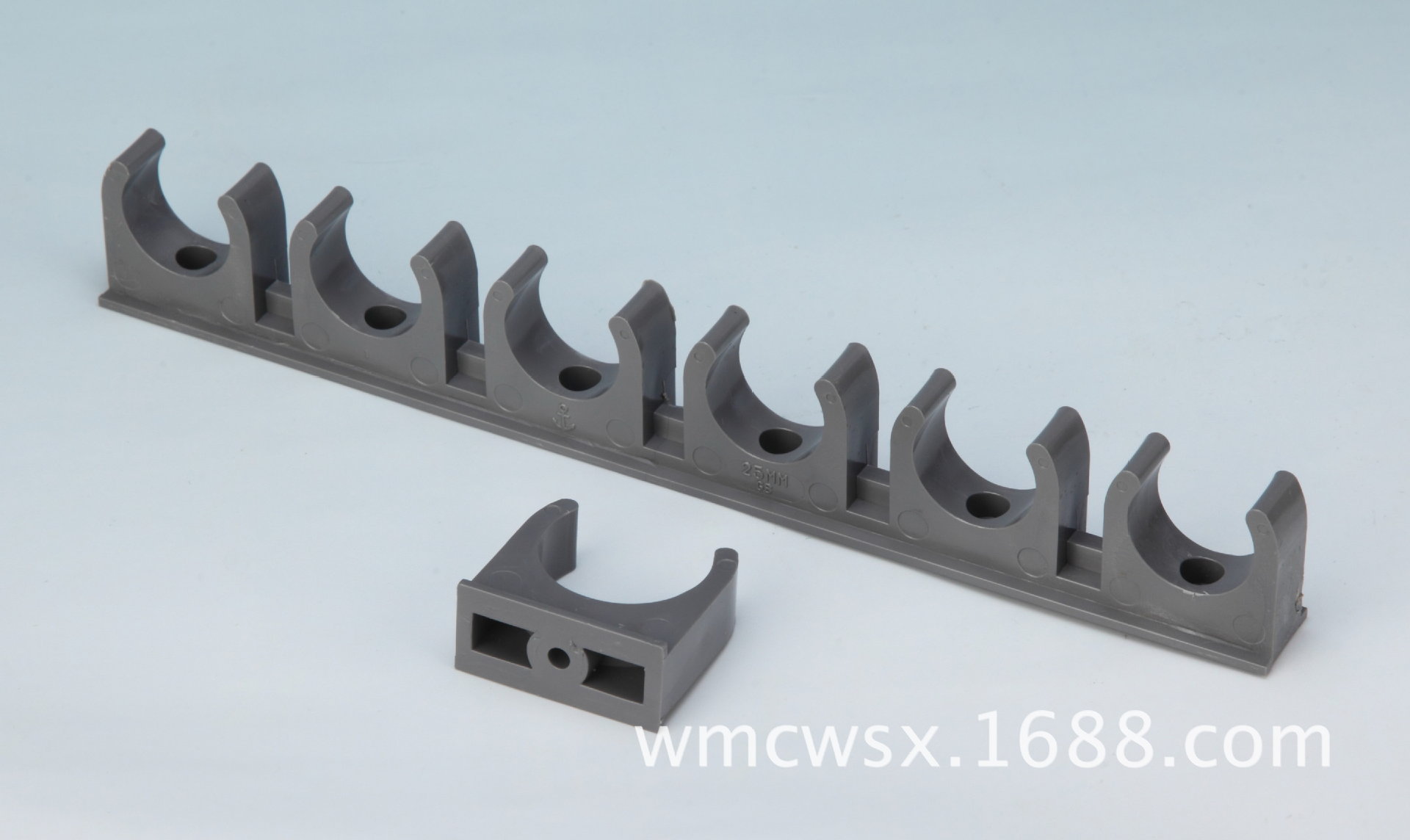 给水配套件  锚牌UPVC工业管件/UPVC（六联）管卡