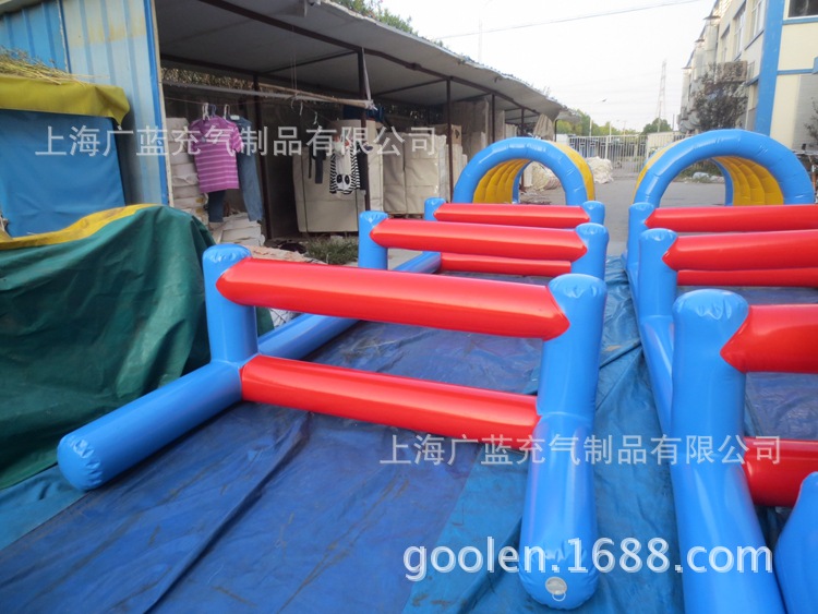 充气趣味运动会拓展器材充气障碍跑四件套跨栏拱门平衡木鱼跃龙门-阿里巴巴