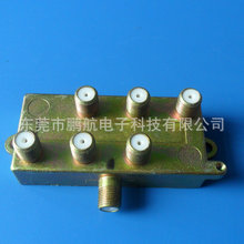 有线电视转换器 分支分配器-6-1进6出-5-1000MHZ-公制-封胶五彩锌