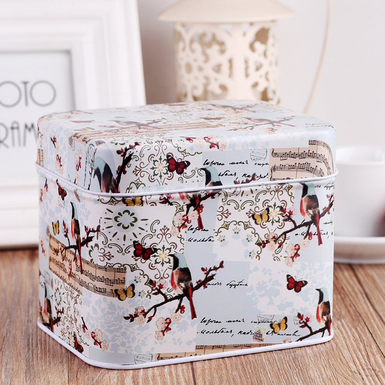 新款正方形马口铁包装盒 食品包装铁盒 时尚个性礼品包装铁盒