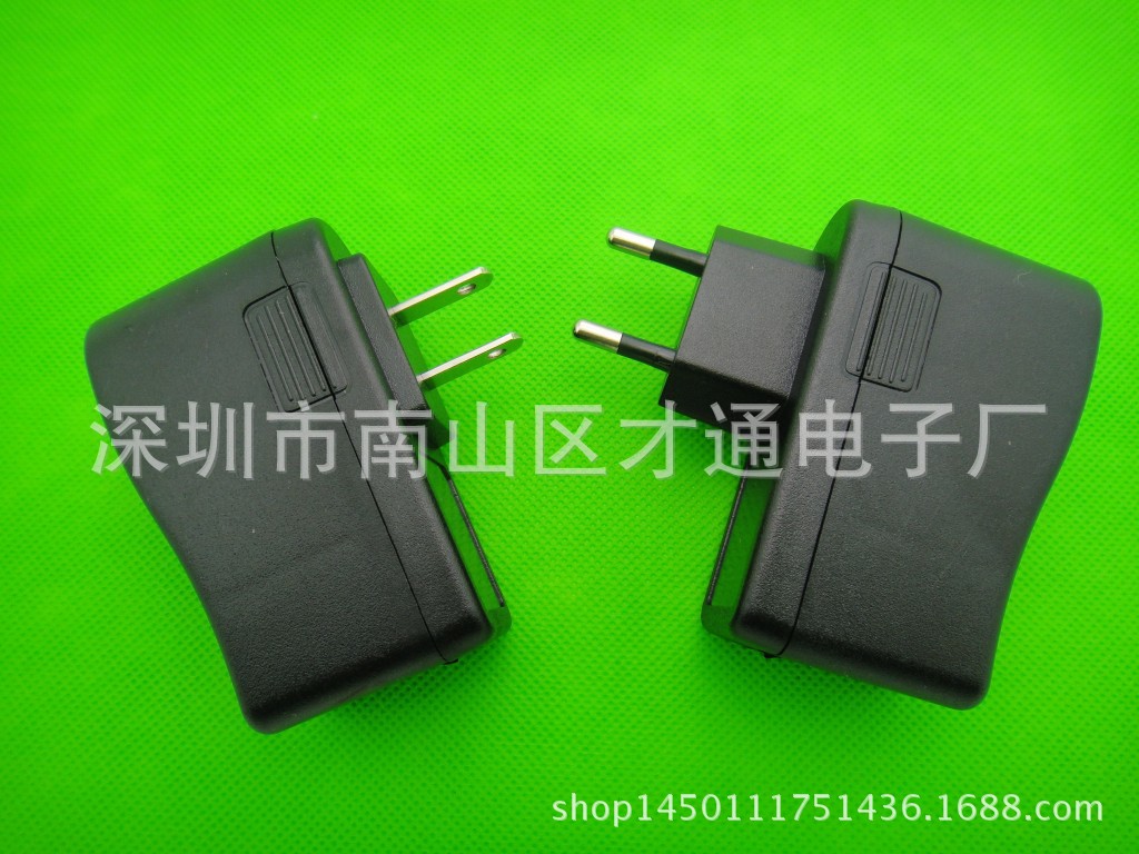 厂家直供 插式电源外壳 0801  圆脚扁脚