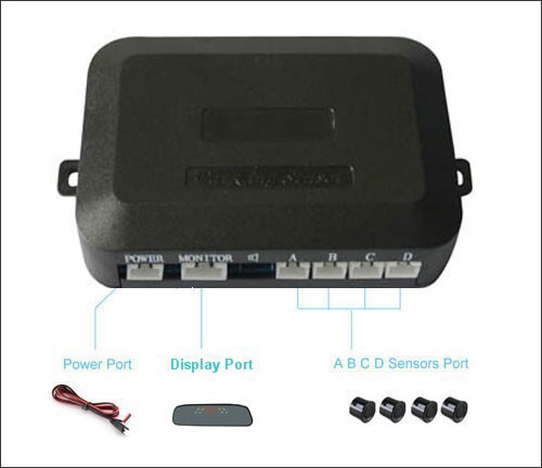 Car rearview Mirror LED digital reversing radar vehicle rearview Camera